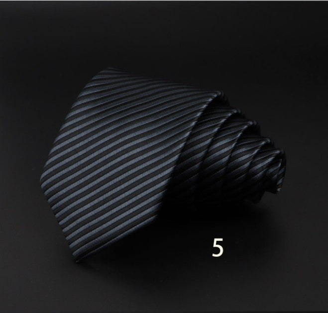 Men's Striped British Gentleman Polyester Fiber Tie