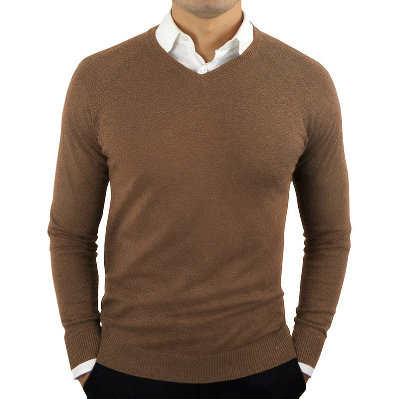 Men's High-Neck Long-Sleeve Bottoming Sweater