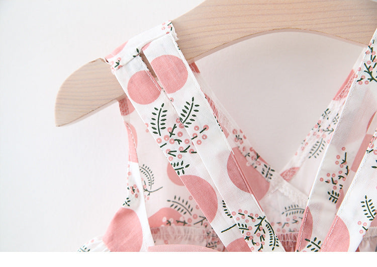 Baby Girl Short-Sleeve Skirt Set
