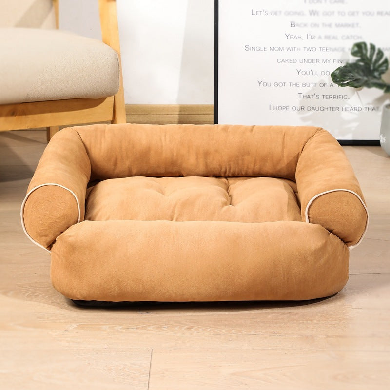 Plush Sofa Pet Bed