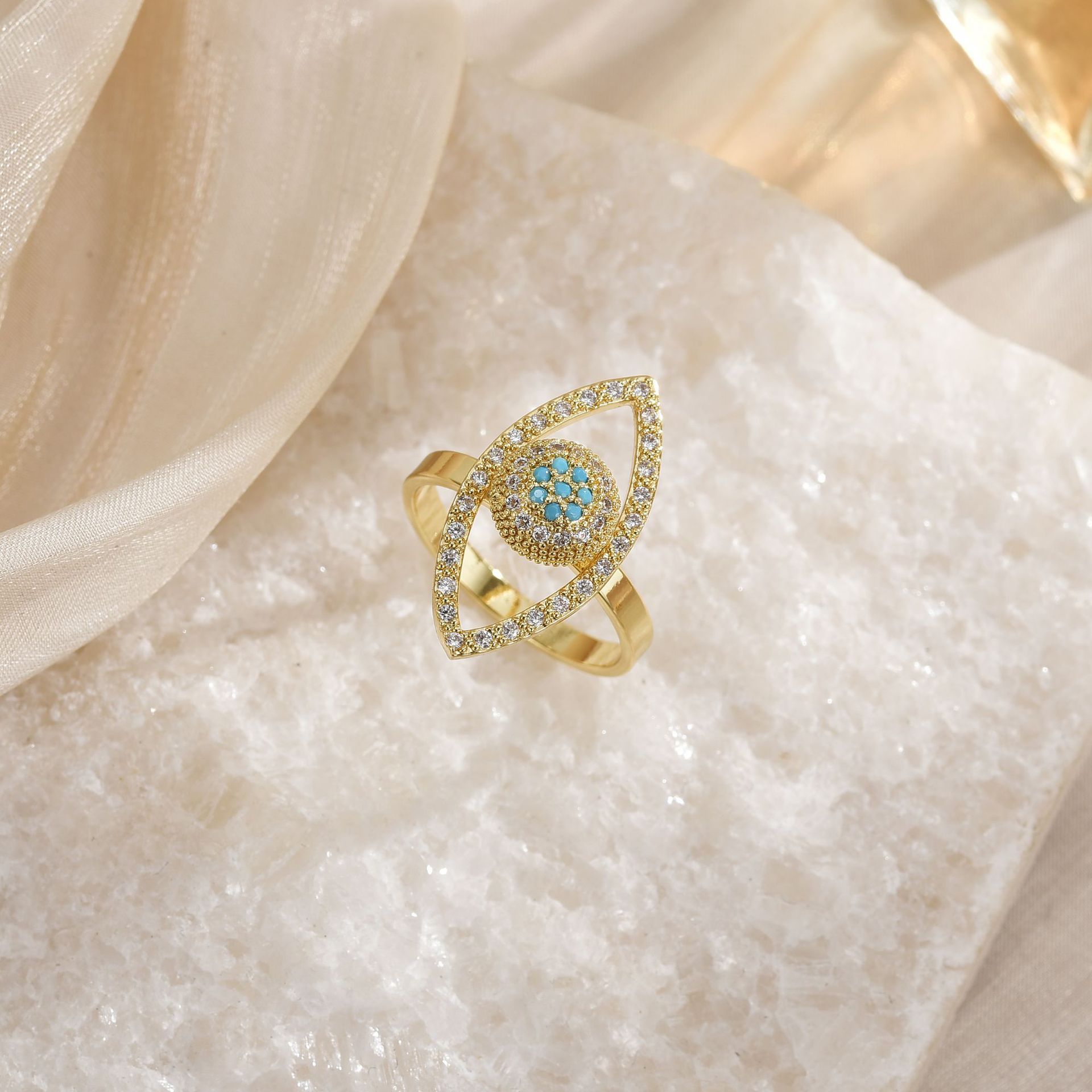 18K Gold-Plated Copper Ring