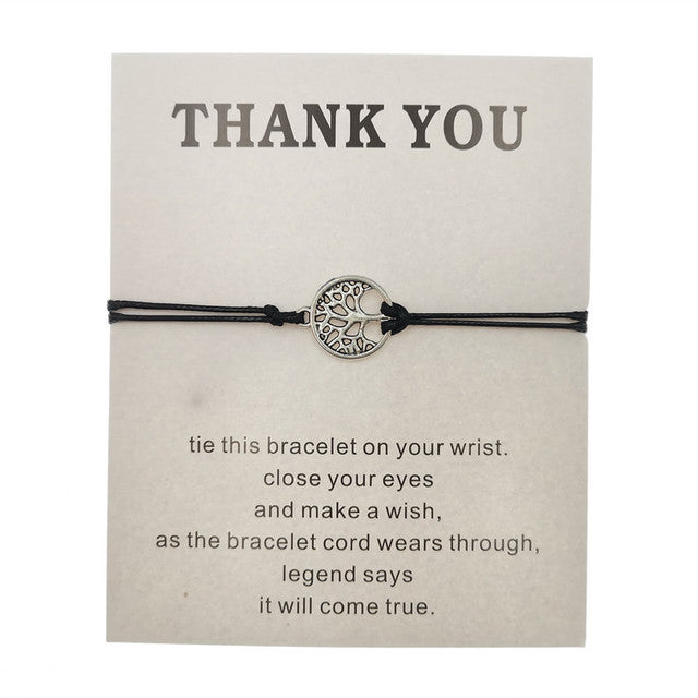 Hand-Woven Tree of Life Bracelet