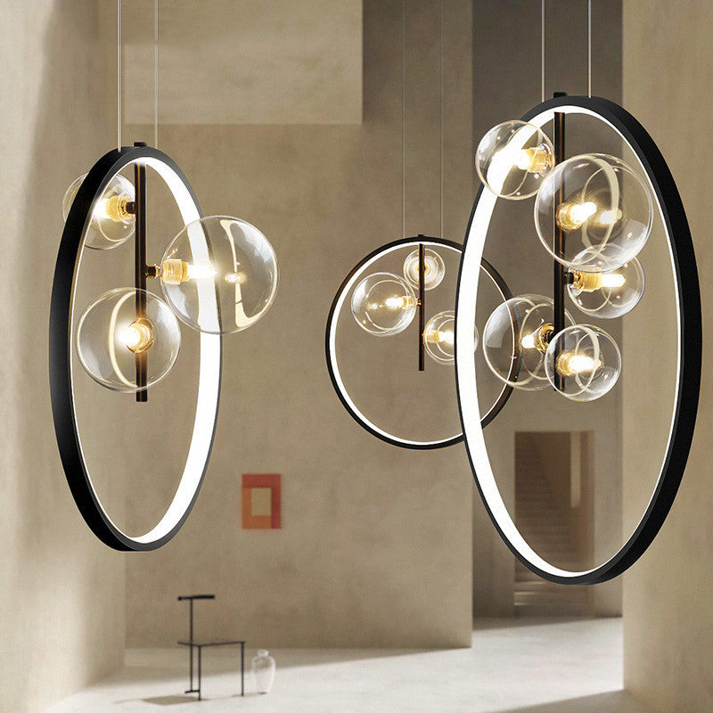 Bubble Glass Pendant Chandelier
