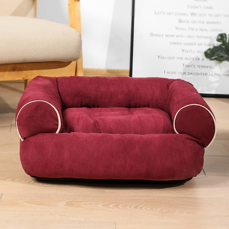 Plush Sofa Pet Bed