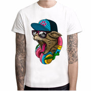 DJ Cat 3D Print T-Shirt