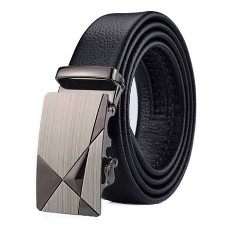 Men's Plus-Size Auto-Buckle Belt