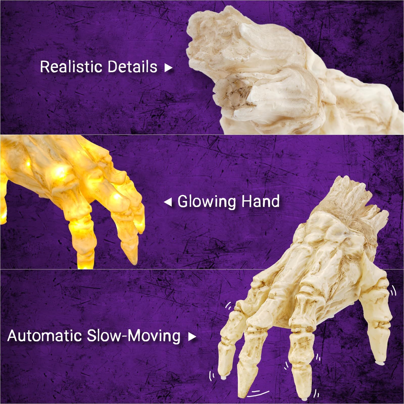 Halloween Animated Crawling Zombie Hand