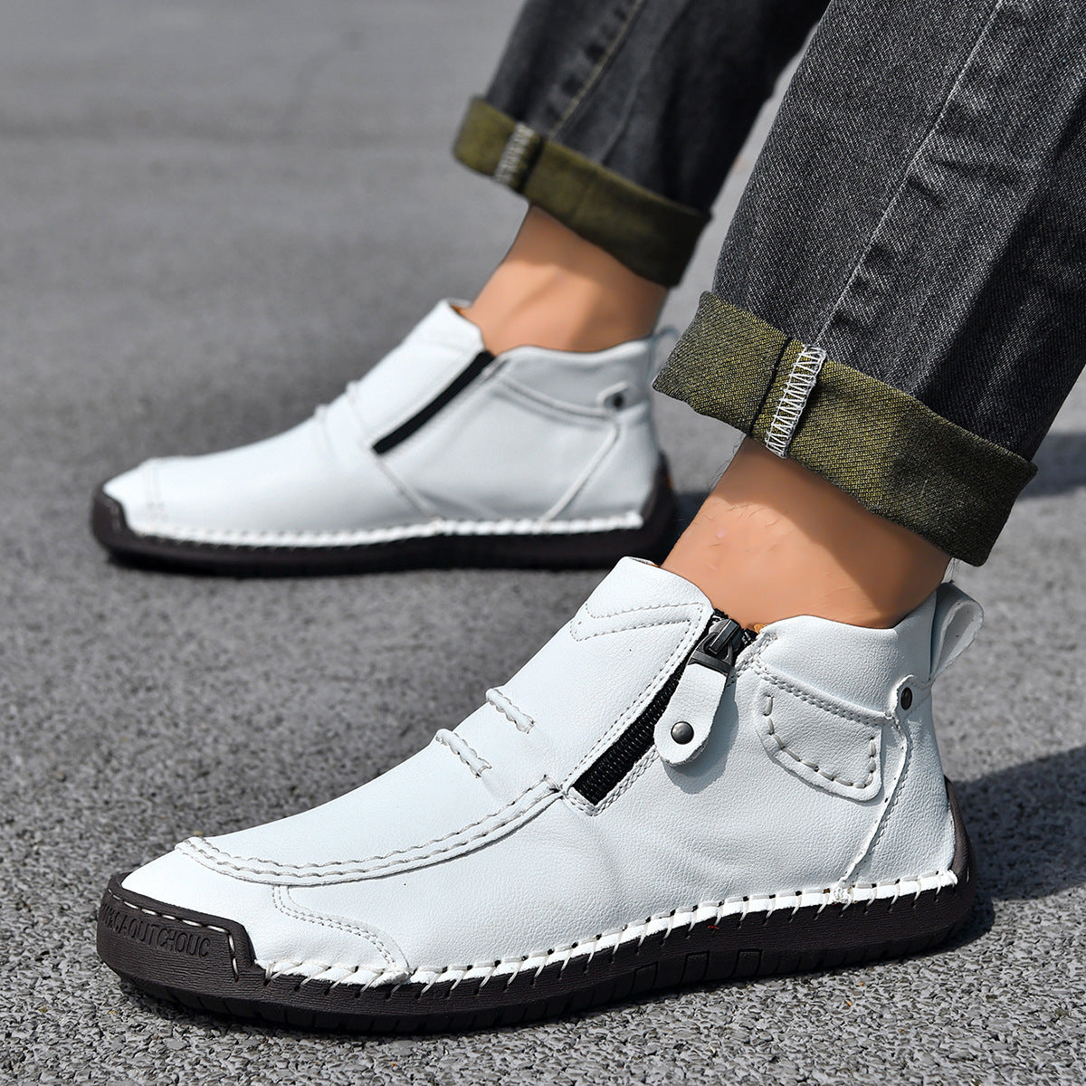 Men's Side-Zip Casual Ankle Boots