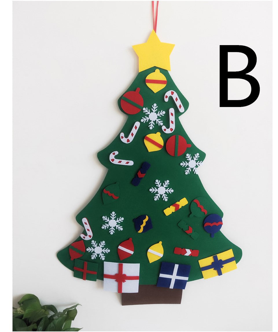 DIY Felt Christmas Tree with Decorations