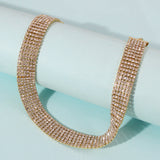 Necklace Necklace Trendy Girl Full Rhinestone Necklace Alloy Necklace