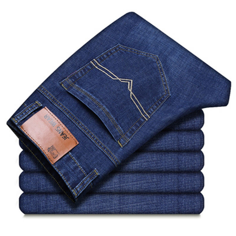Men's Loose Straight Stretch Work Jeans
