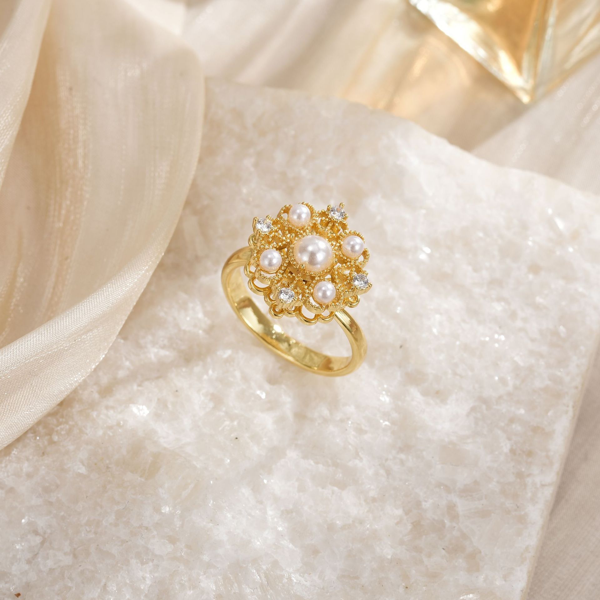 18K Gold-Plated Copper Ring