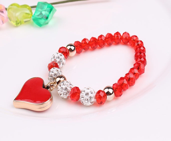 Crystal Heart Stretch Bracelet