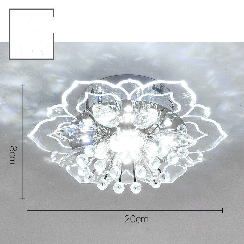 Small Crystal Corridor Chandelier