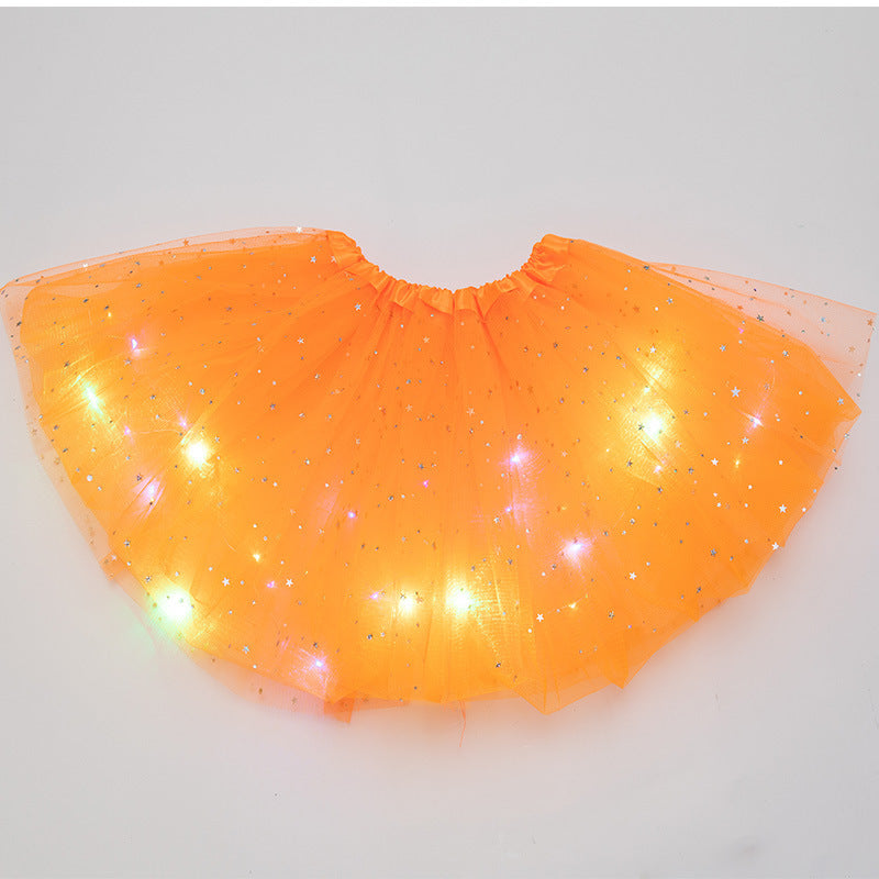 LED Light-Up Sequin Tutu Skirt