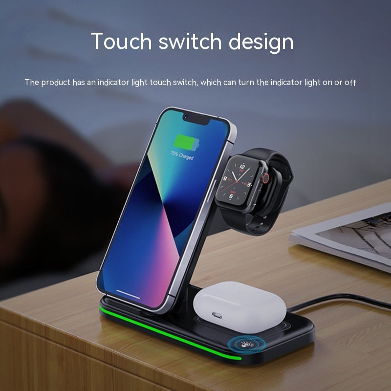 3-in-1 Foldable Wireless Charging Stand