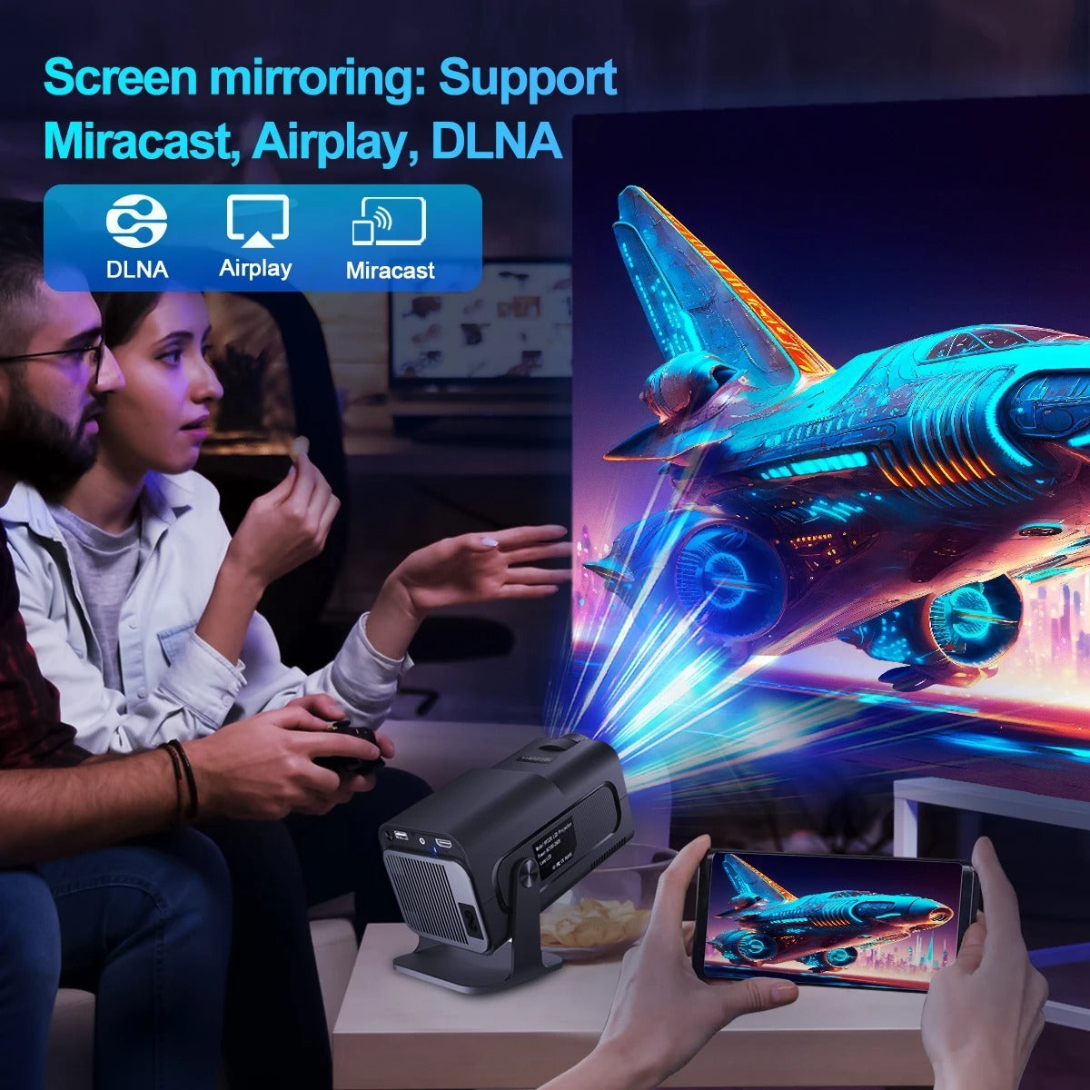 5G WiFi 4K Smart Projector