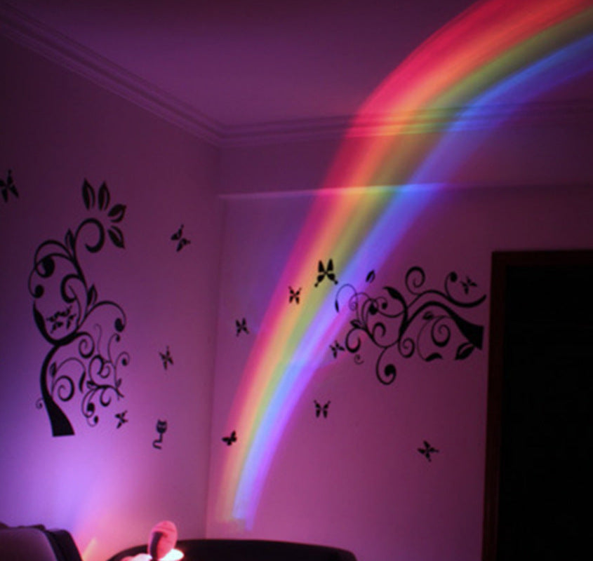 LED Rainbow Sky Projection Night Light