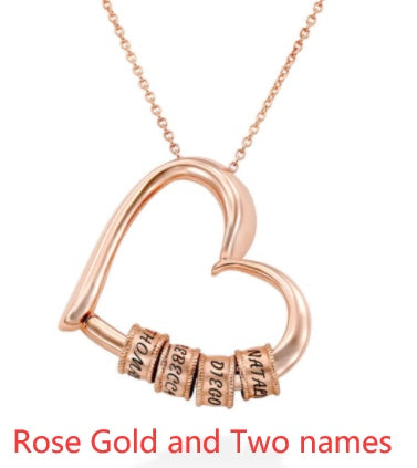 Personalized Heart Name Necklace