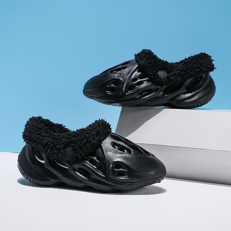 Kids Cotton Hole Shoes