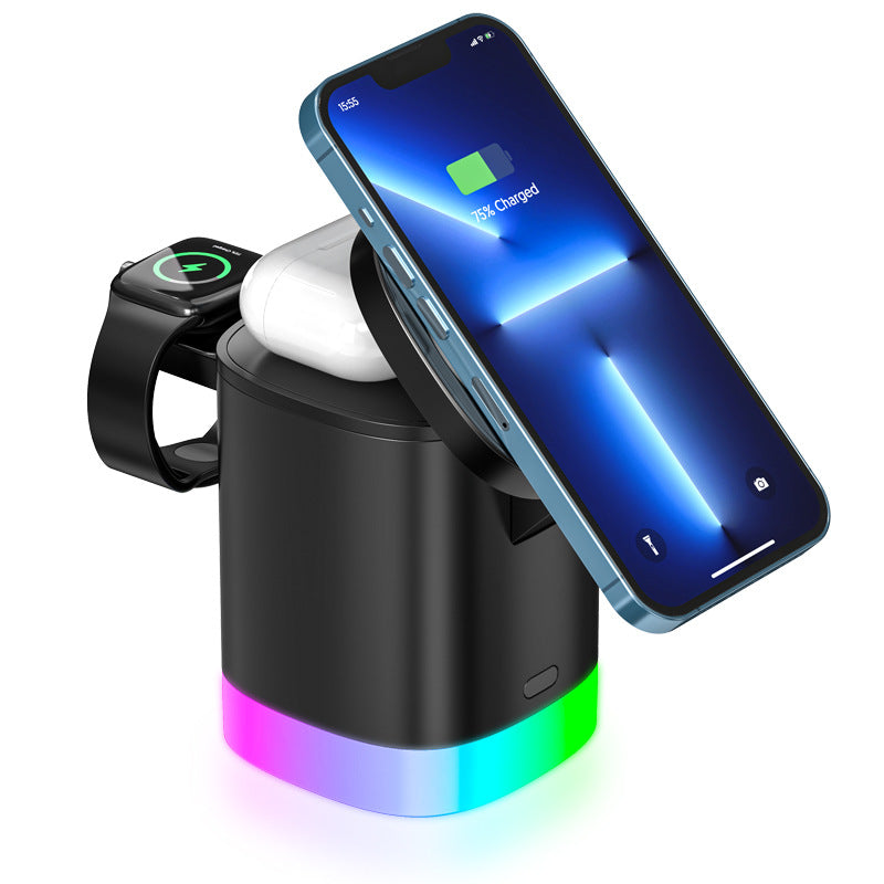 3-in-1 RGB Magnetic Wireless Charging Station
