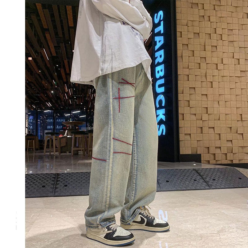 Men's American Loose Straight Jeans