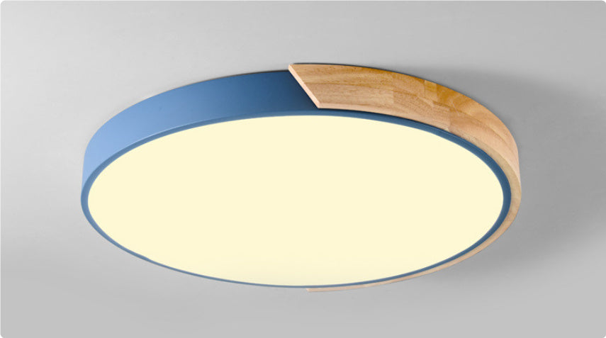 LED Macaron Round Bedroom Light