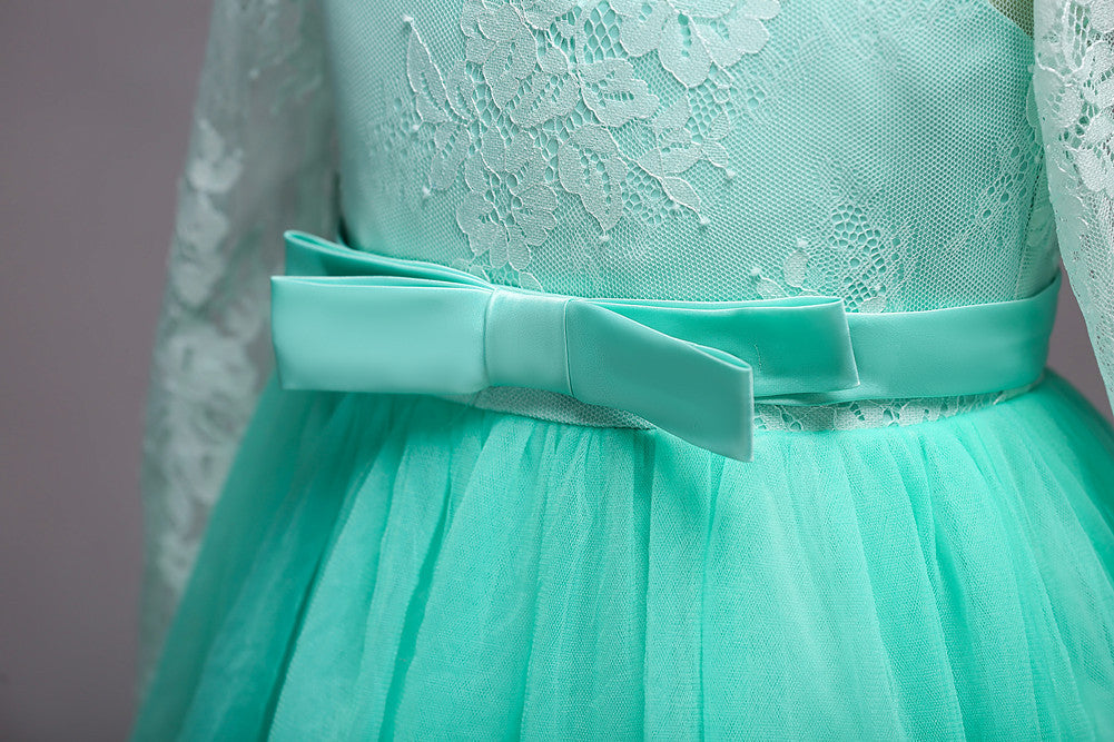 Kids' Long Flower Girl Dress