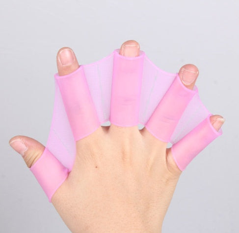 Unisex Webbed Swimming Gloves (Pair) – Silicone Hand Flippers