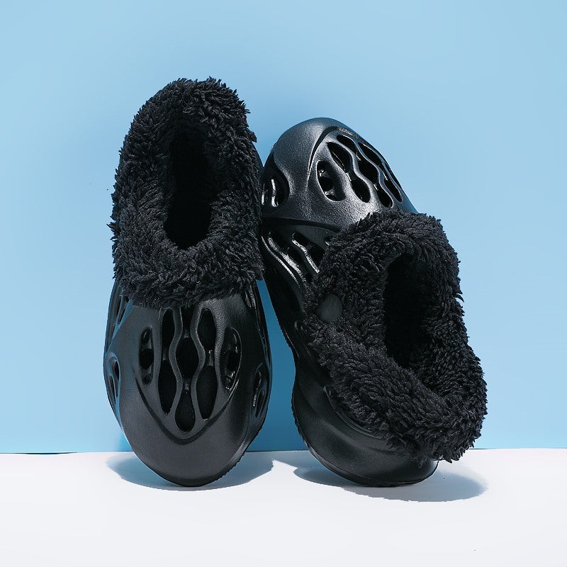 Kids Cotton Hole Shoes
