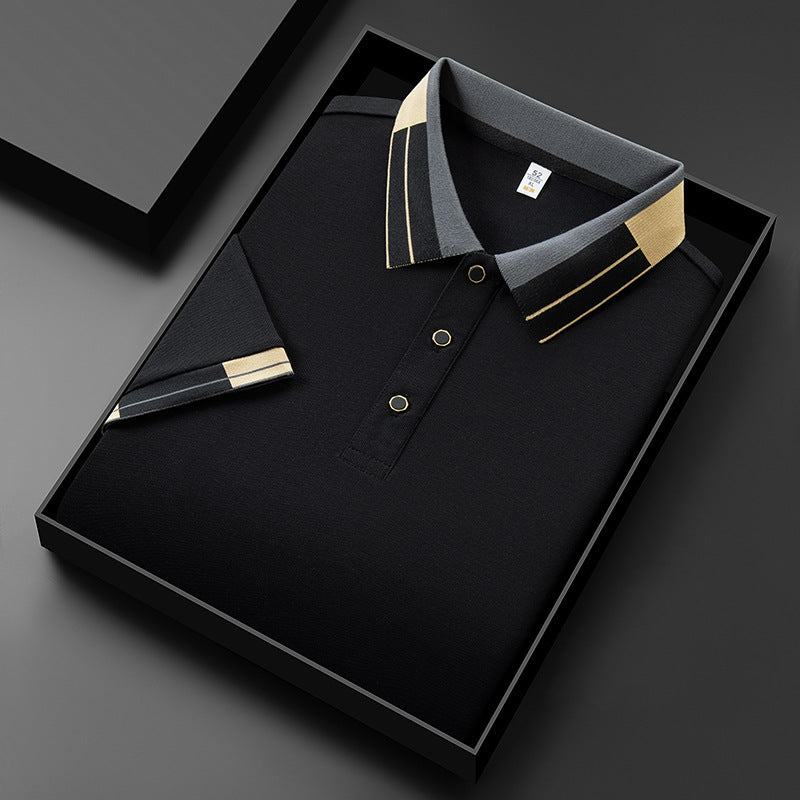 Men's Lapel Short Sleeve Shirt — Summer Casual