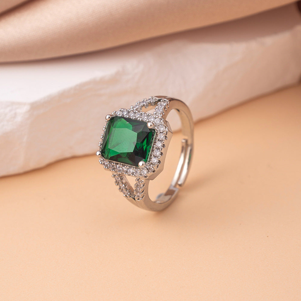 Vintage Emerald Statement Ring