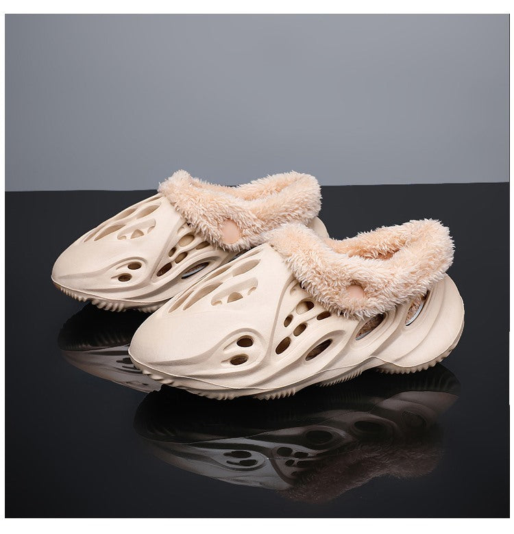 Kids Cotton Hole Shoes
