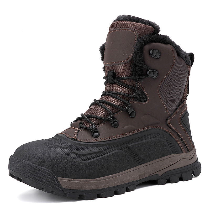 Men's Fleece-Lined High-Top Boots