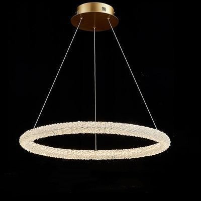Crystal Ring Chandelier