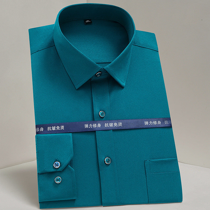 Men's Mercerized Stretch Work Shirt