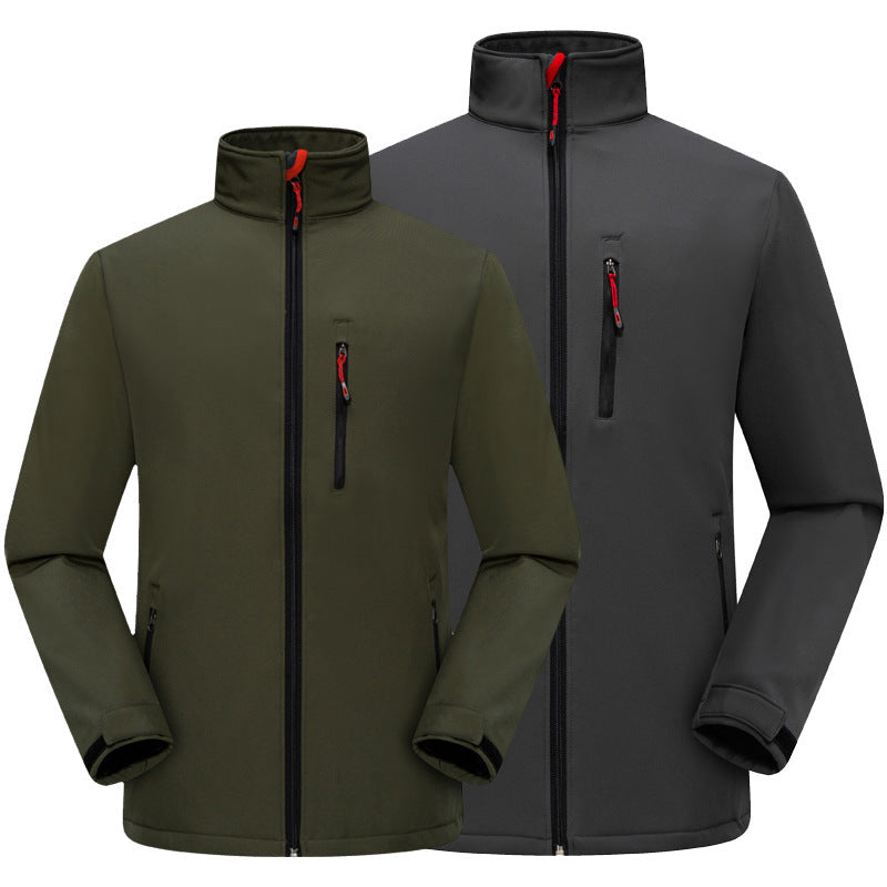 Men's Outdoor Waterproof Single-Layer Jacket
