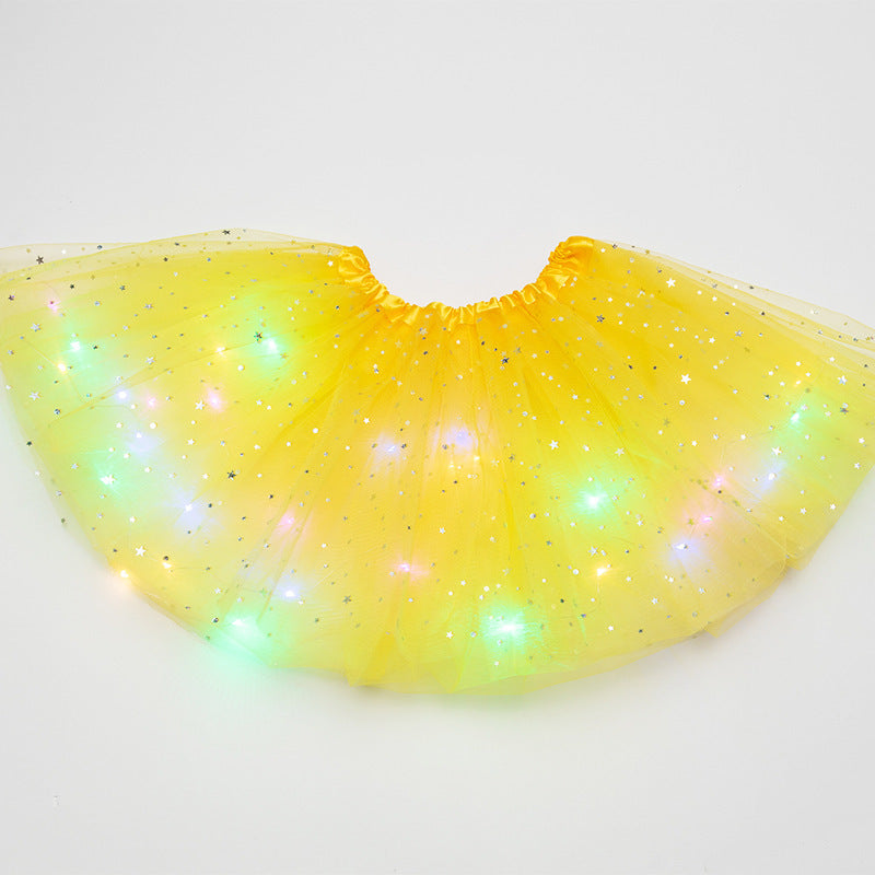 LED Light-Up Sequin Tutu Skirt