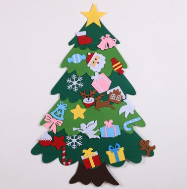 DIY Felt Christmas Tree with Decorations