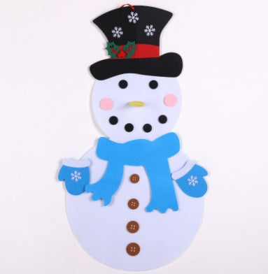 DIY Felt Christmas Tree with Decorations