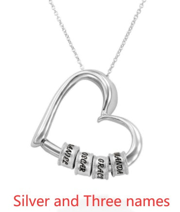 Personalized Heart Name Necklace