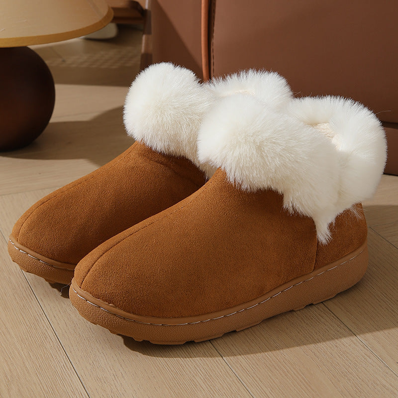 Platform Indoor Slipper Boots