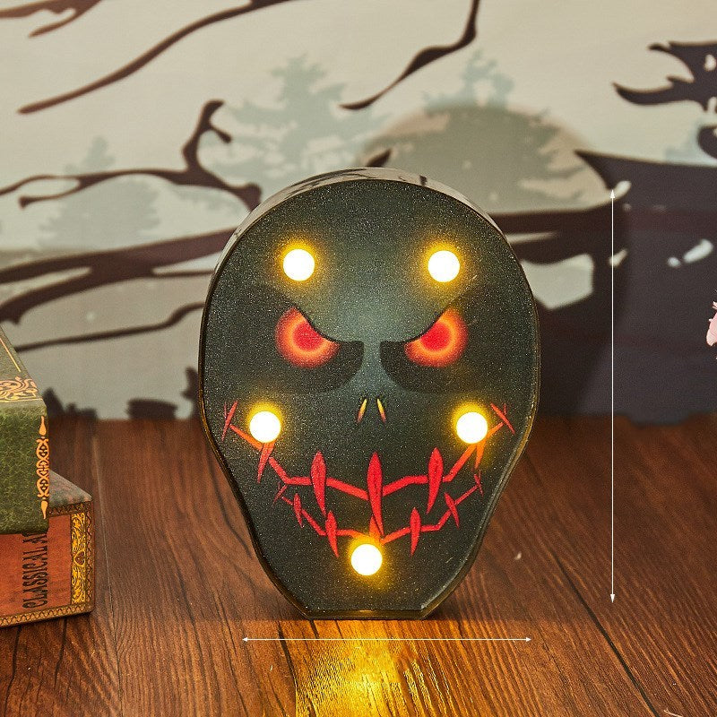 Halloween LED Skull & Pumpkin String Lights