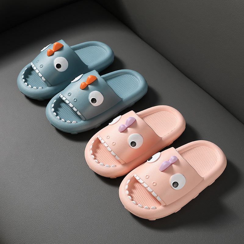 Kids Shark Slip-On Slippers
