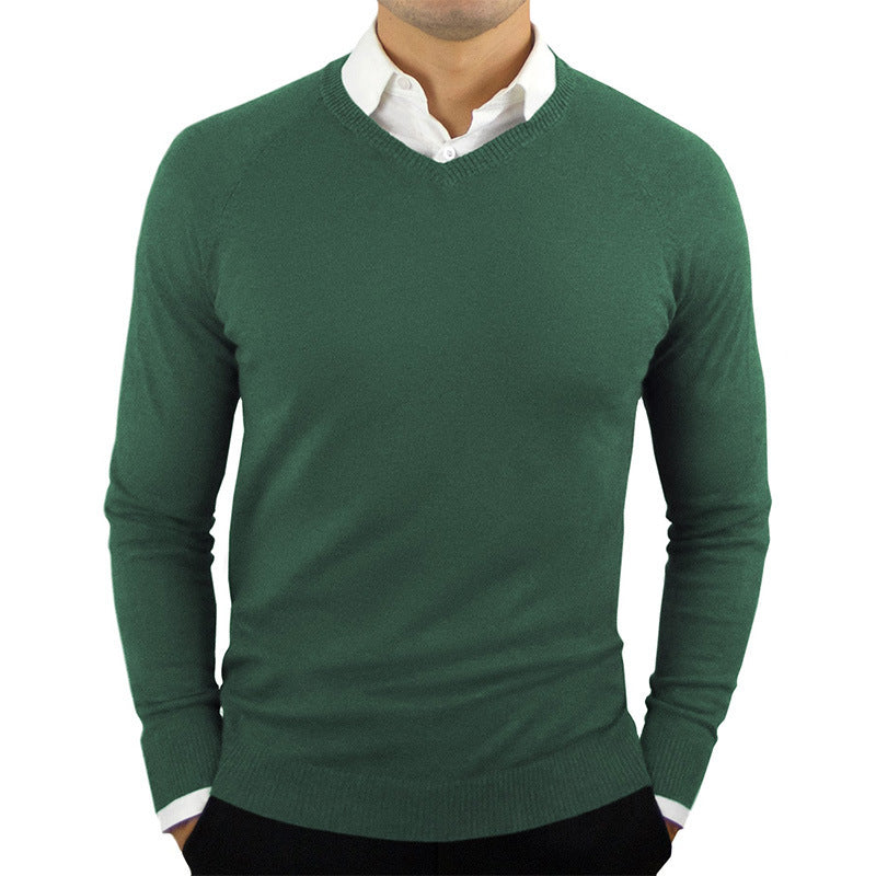 Men's High-Neck Long-Sleeve Bottoming Sweater