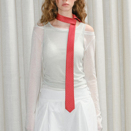 College Style Tie South Korea Design Tie Shirt