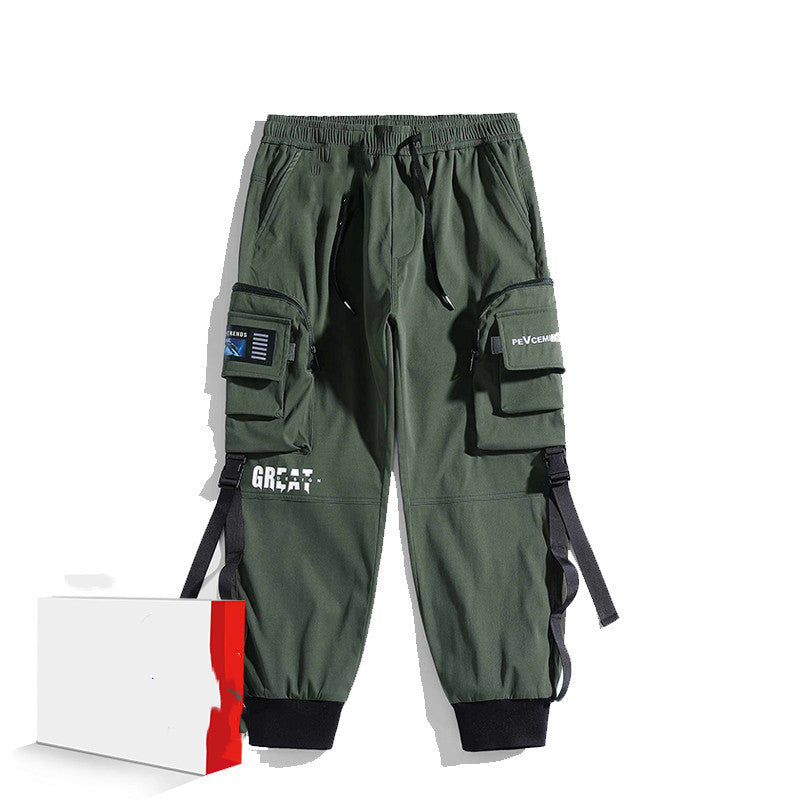 Men's Casual Streetwear Overalls