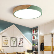 LED Macaron Round Bedroom Light