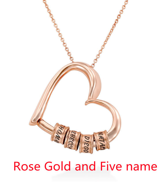 Personalized Heart Name Necklace
