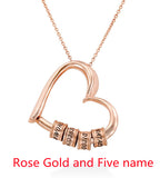 Personalized Heart Necklaces Women Jewelry Custom Name Necklaces & Pendants Mothers Day Gift